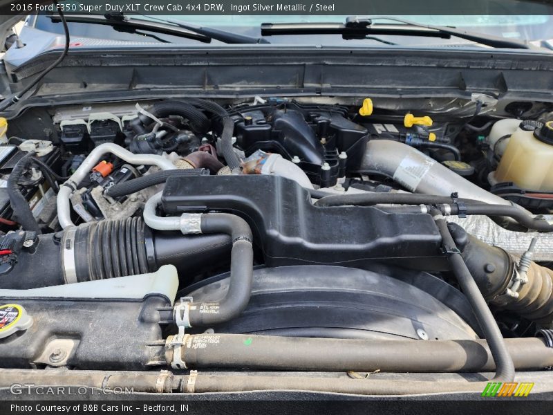 Ingot Silver Metallic / Steel 2016 Ford F350 Super Duty XLT Crew Cab 4x4 DRW