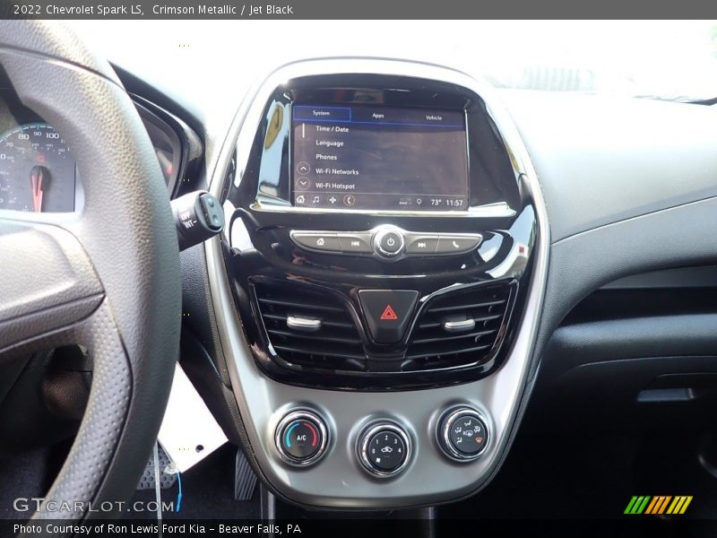 Crimson Metallic / Jet Black 2022 Chevrolet Spark LS