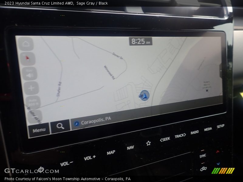 Sage Gray / Black 2023 Hyundai Santa Cruz Limited AWD