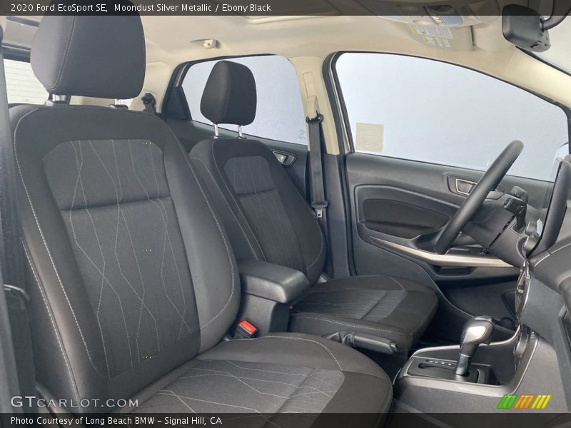 Front Seat of 2020 EcoSport SE