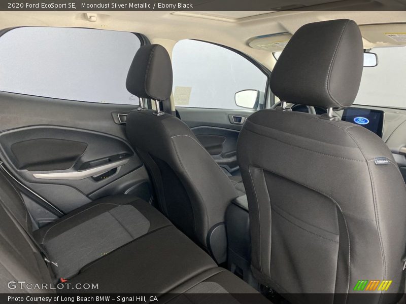 Rear Seat of 2020 EcoSport SE