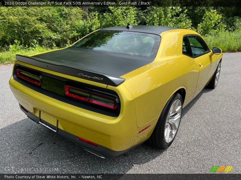 Gold Rush / Black 2020 Dodge Challenger R/T Scat Pack 50th Anniversary Edition
