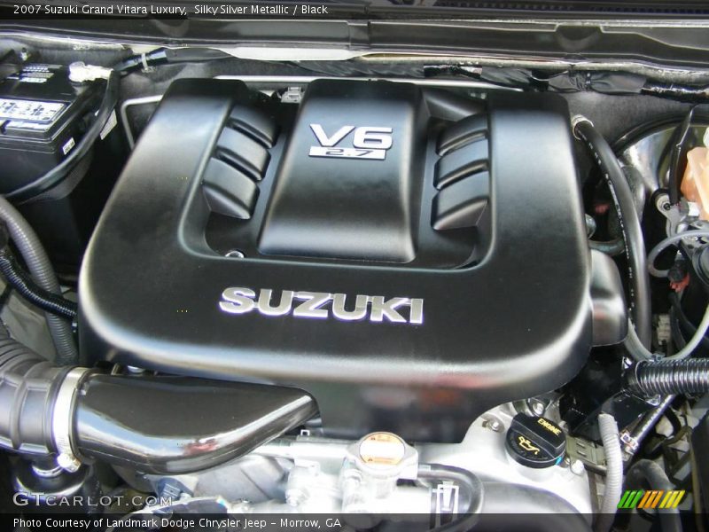 Silky Silver Metallic / Black 2007 Suzuki Grand Vitara Luxury
