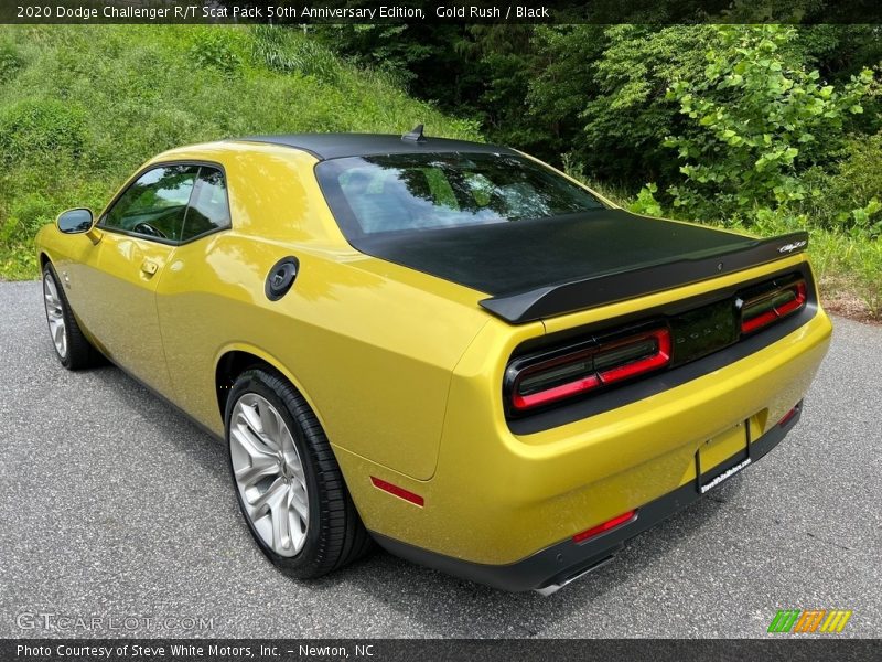 Gold Rush / Black 2020 Dodge Challenger R/T Scat Pack 50th Anniversary Edition