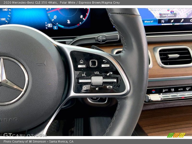 Polar White / Espresso Brown/Magma Grey 2020 Mercedes-Benz GLE 350 4Matic