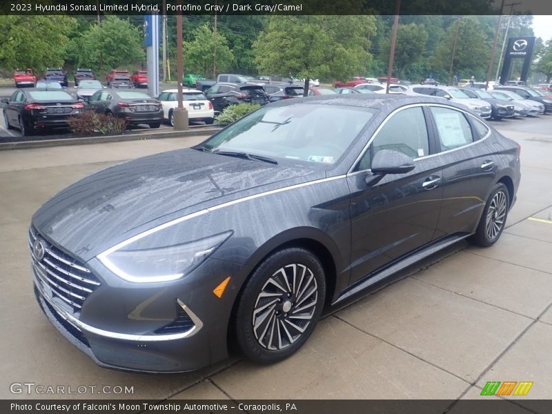 Front 3/4 View of 2023 Sonata Limited Hybrid