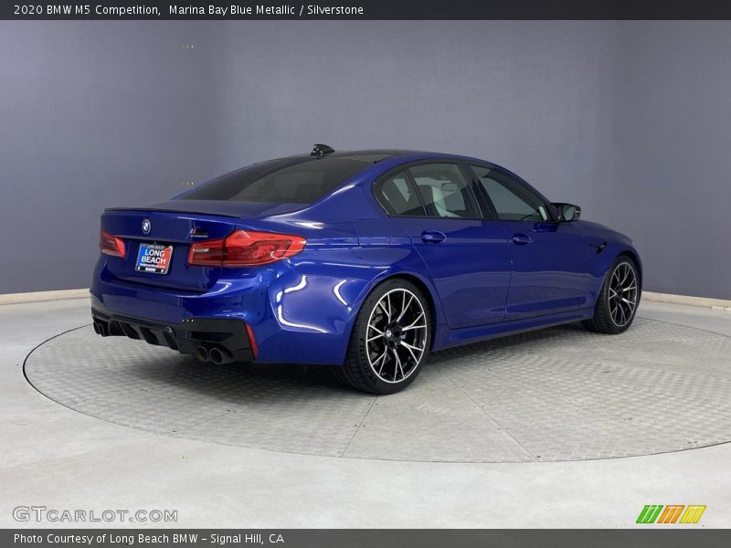 Marina Bay Blue Metallic / Silverstone 2020 BMW M5 Competition