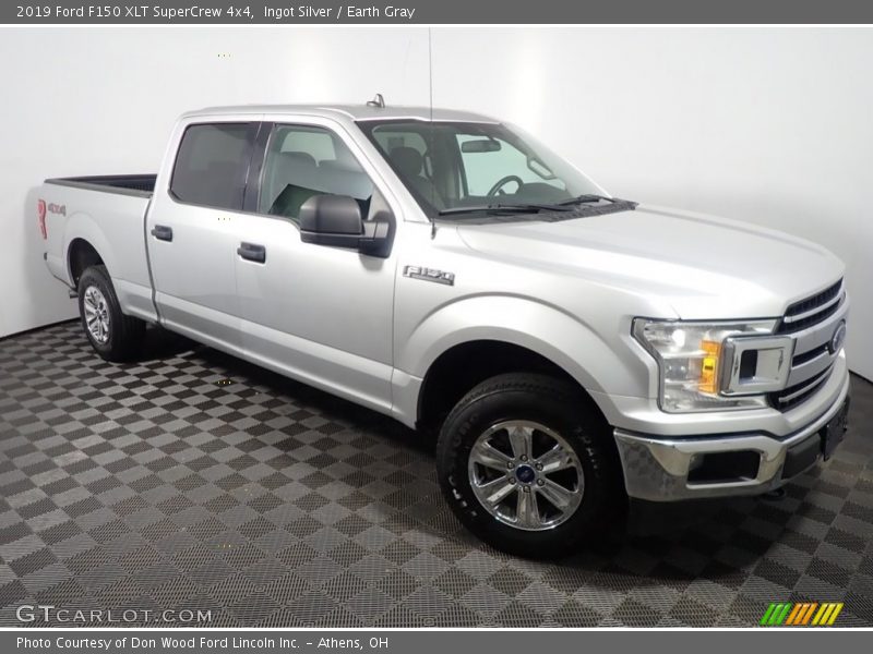Ingot Silver / Earth Gray 2019 Ford F150 XLT SuperCrew 4x4