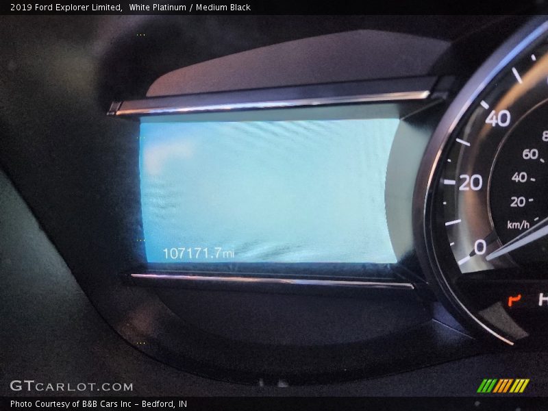 White Platinum / Medium Black 2019 Ford Explorer Limited