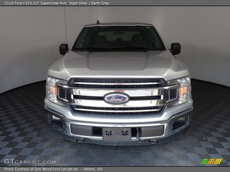 Ingot Silver / Earth Gray 2019 Ford F150 XLT SuperCrew 4x4
