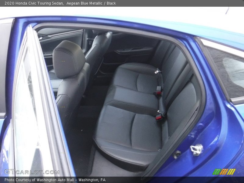 Aegean Blue Metallic / Black 2020 Honda Civic Touring Sedan