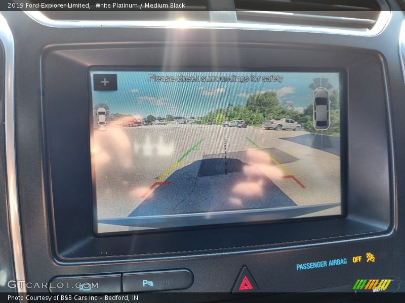White Platinum / Medium Black 2019 Ford Explorer Limited
