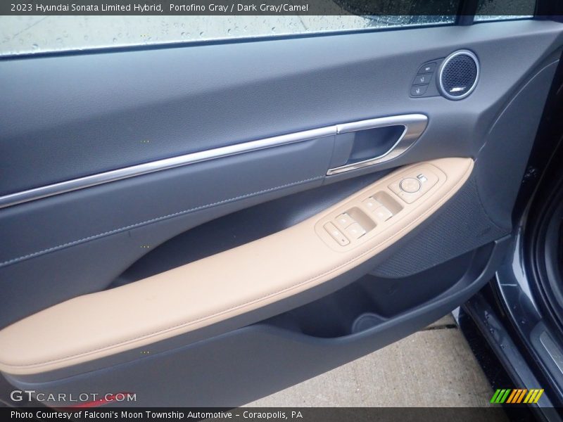Portofino Gray / Dark Gray/Camel 2023 Hyundai Sonata Limited Hybrid