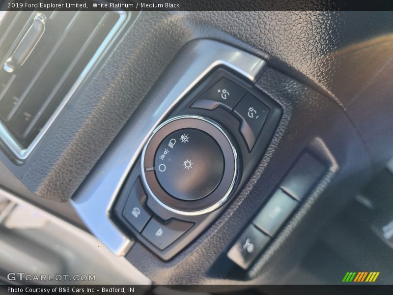 White Platinum / Medium Black 2019 Ford Explorer Limited