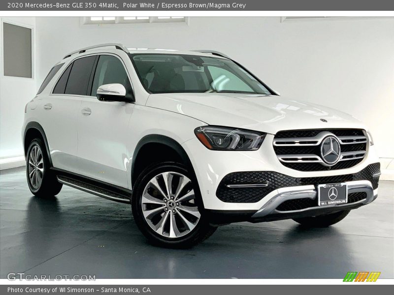 Polar White / Espresso Brown/Magma Grey 2020 Mercedes-Benz GLE 350 4Matic