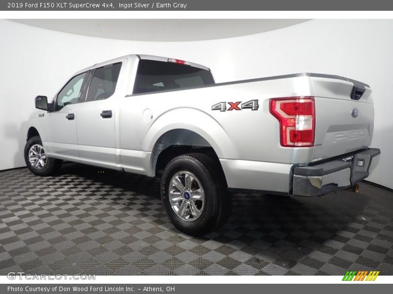 Ingot Silver / Earth Gray 2019 Ford F150 XLT SuperCrew 4x4