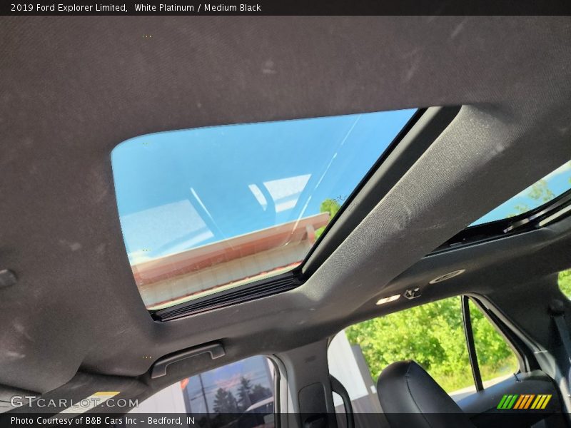 White Platinum / Medium Black 2019 Ford Explorer Limited