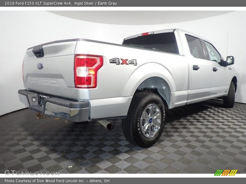 Ingot Silver / Earth Gray 2019 Ford F150 XLT SuperCrew 4x4