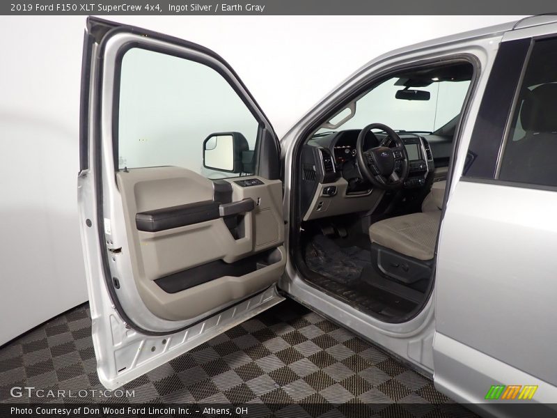 Ingot Silver / Earth Gray 2019 Ford F150 XLT SuperCrew 4x4