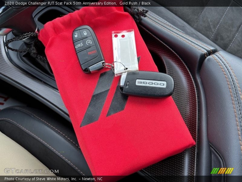 Gold Rush / Black 2020 Dodge Challenger R/T Scat Pack 50th Anniversary Edition
