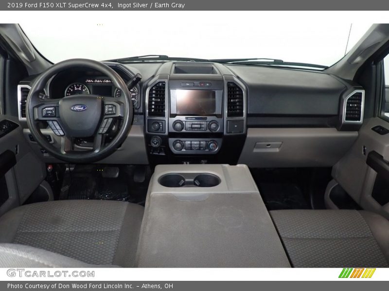 Ingot Silver / Earth Gray 2019 Ford F150 XLT SuperCrew 4x4