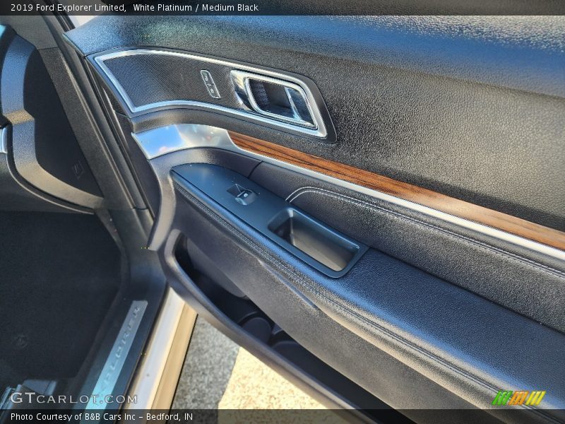 White Platinum / Medium Black 2019 Ford Explorer Limited