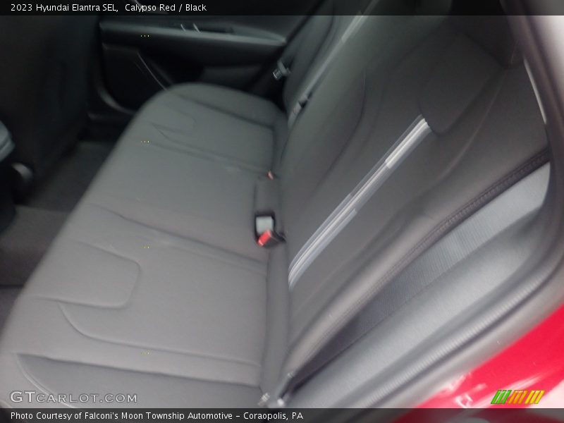 Calypso Red / Black 2023 Hyundai Elantra SEL