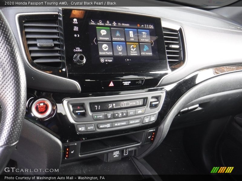 Controls of 2020 Passport Touring AWD