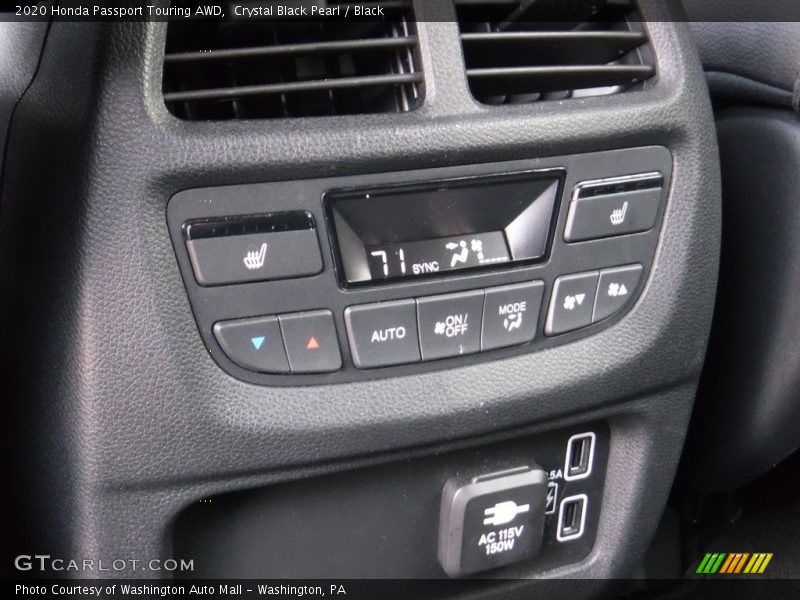 Controls of 2020 Passport Touring AWD