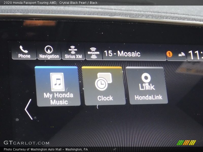 Crystal Black Pearl / Black 2020 Honda Passport Touring AWD