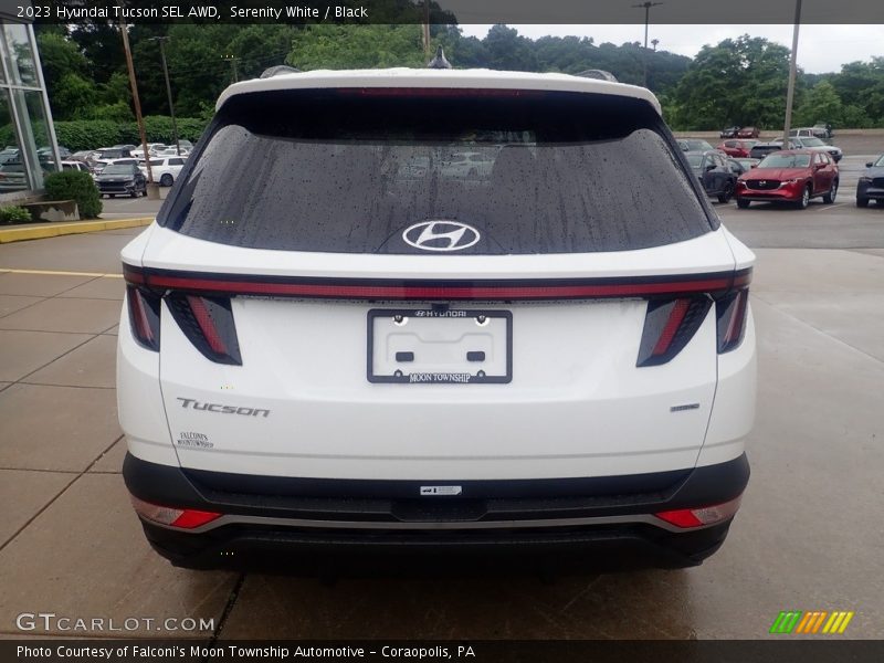 Serenity White / Black 2023 Hyundai Tucson SEL AWD