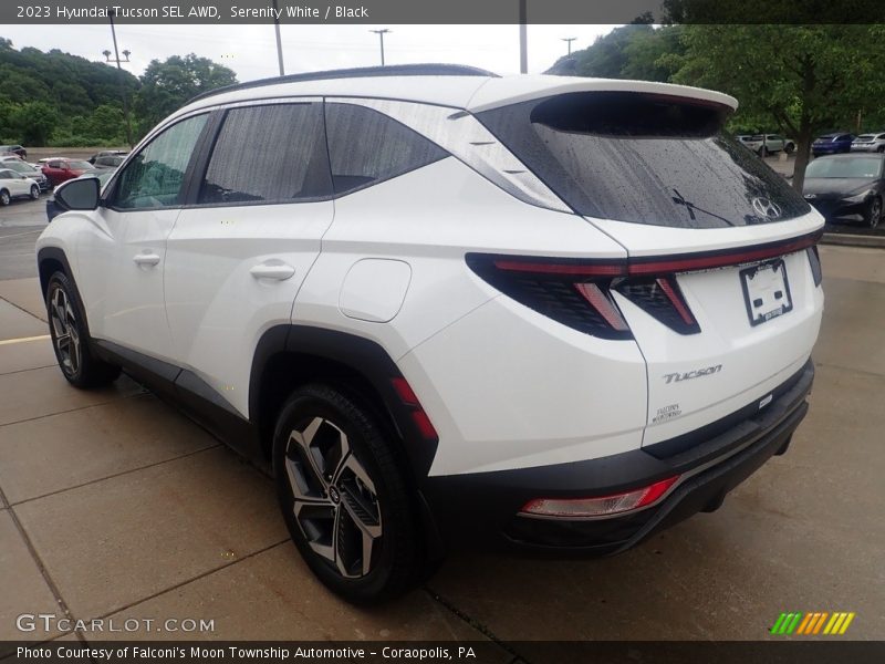 Serenity White / Black 2023 Hyundai Tucson SEL AWD
