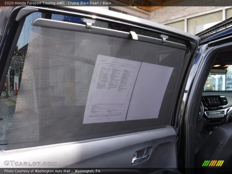 Crystal Black Pearl / Black 2020 Honda Passport Touring AWD