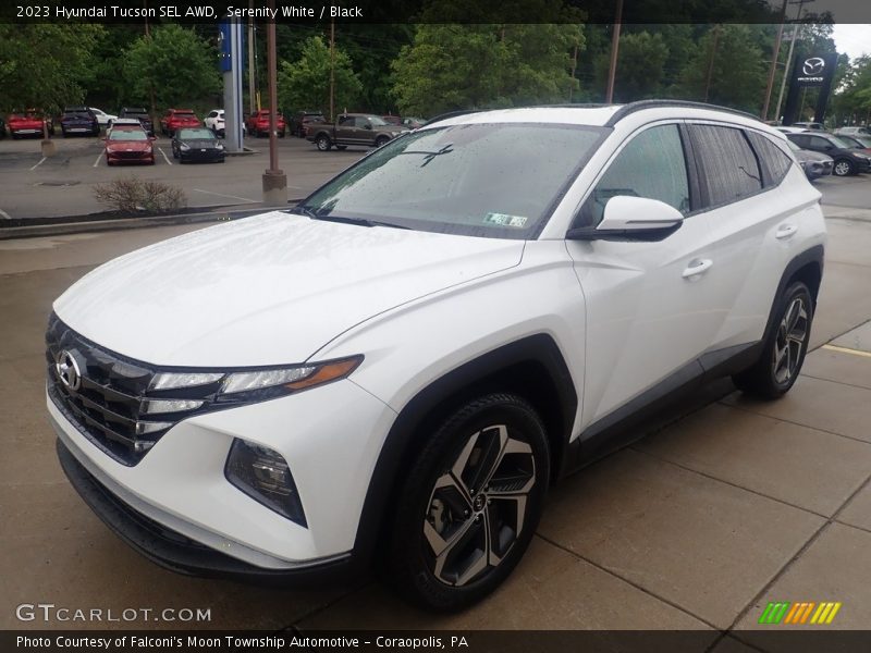 Serenity White / Black 2023 Hyundai Tucson SEL AWD