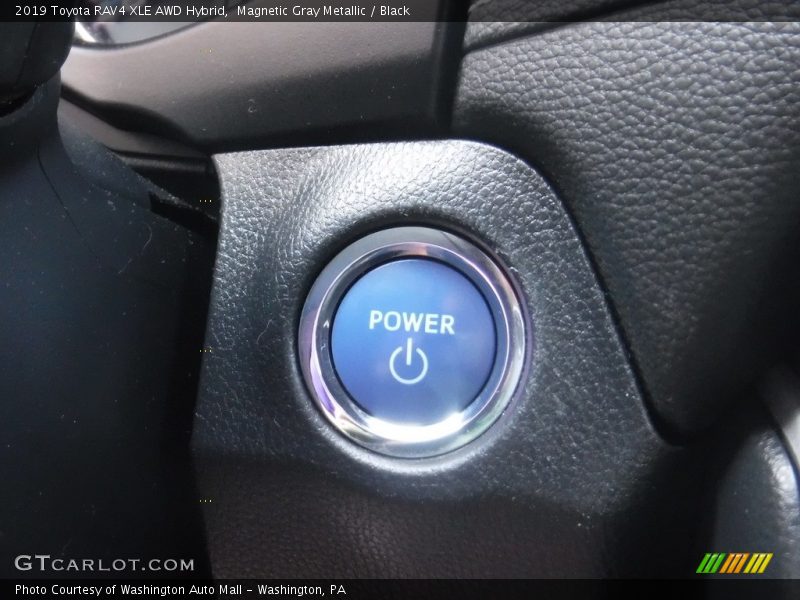Magnetic Gray Metallic / Black 2019 Toyota RAV4 XLE AWD Hybrid