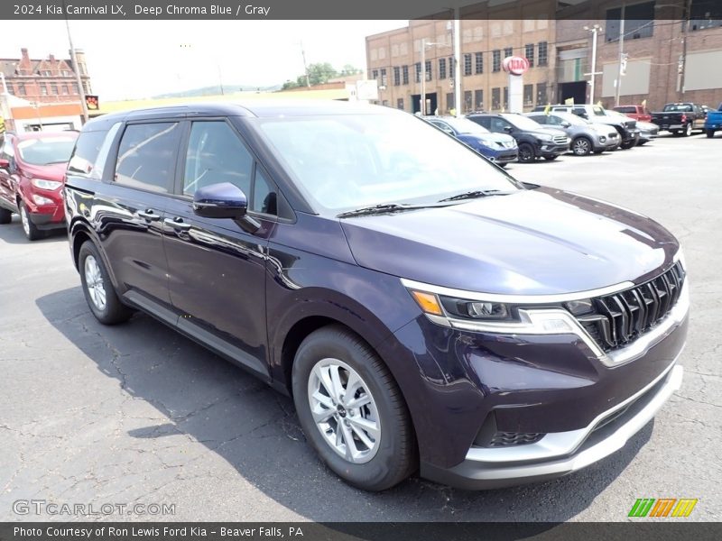 Deep Chroma Blue / Gray 2024 Kia Carnival LX