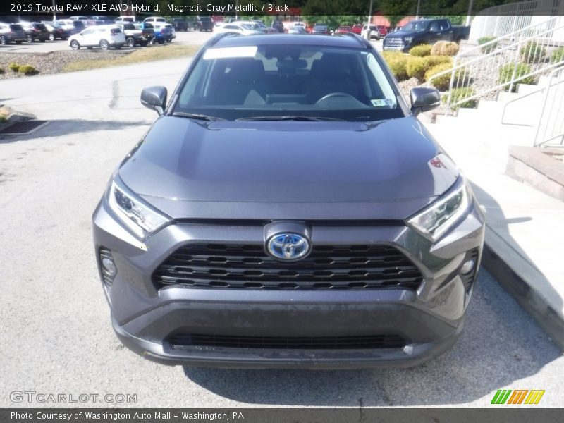 Magnetic Gray Metallic / Black 2019 Toyota RAV4 XLE AWD Hybrid