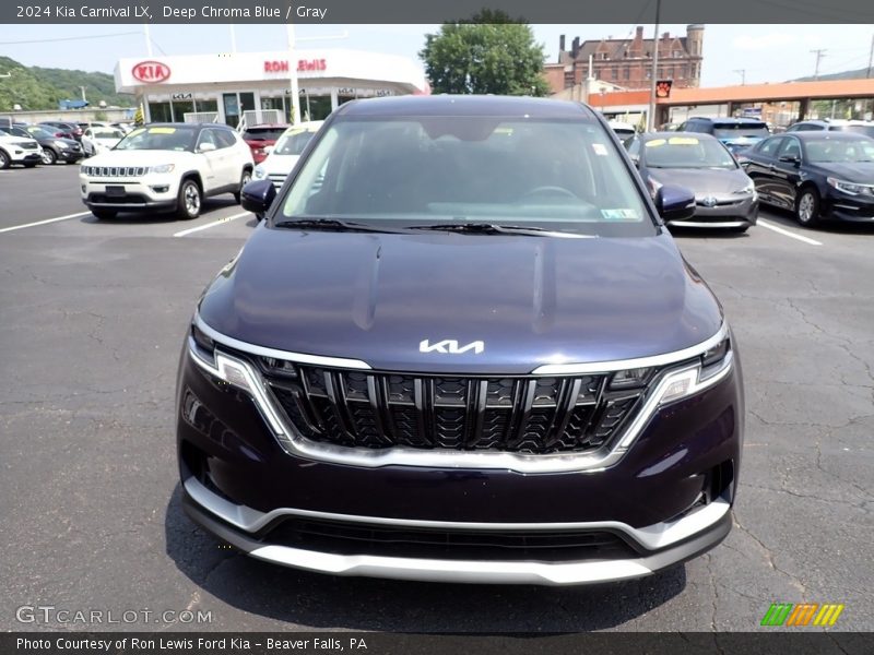 Deep Chroma Blue / Gray 2024 Kia Carnival LX