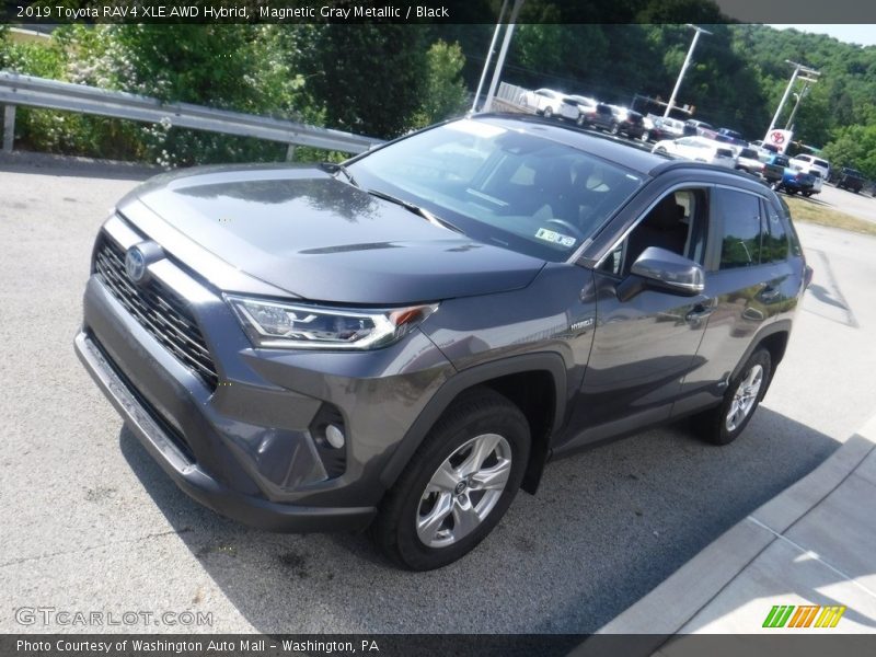 Magnetic Gray Metallic / Black 2019 Toyota RAV4 XLE AWD Hybrid