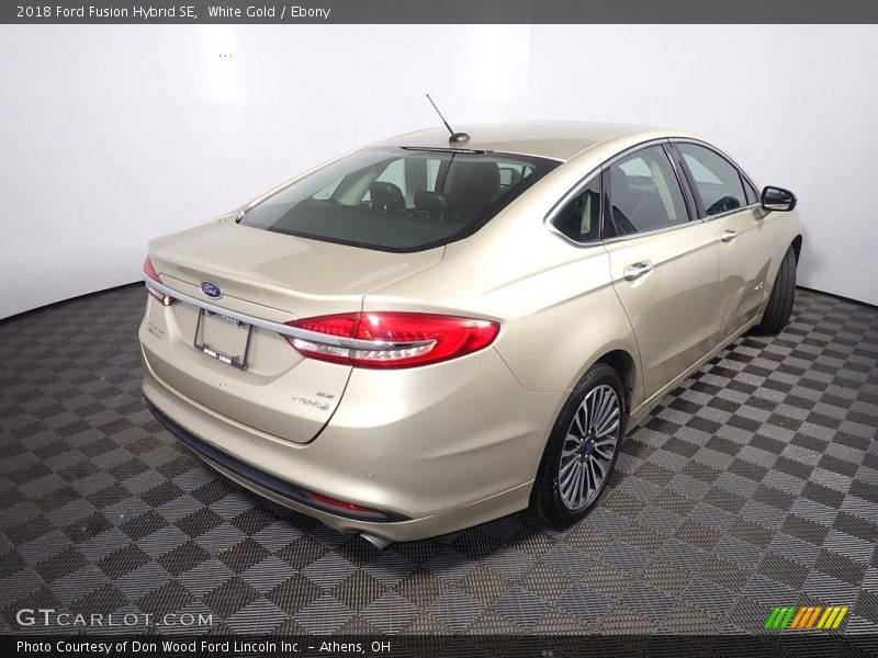 White Gold / Ebony 2018 Ford Fusion Hybrid SE
