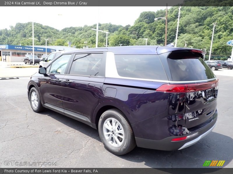 Deep Chroma Blue / Gray 2024 Kia Carnival LX