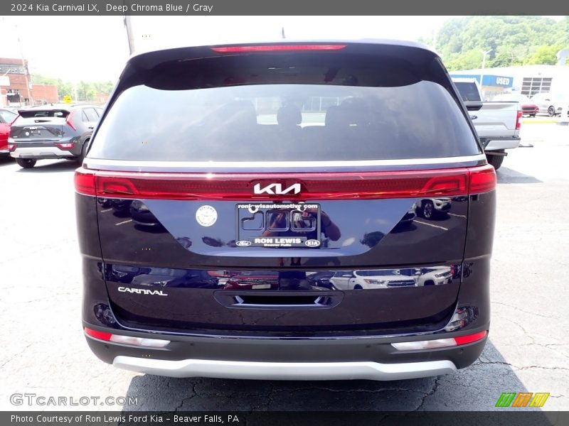 Deep Chroma Blue / Gray 2024 Kia Carnival LX