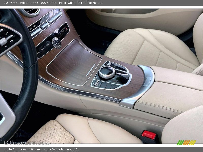 Polar White / Silk Beige/Black 2019 Mercedes-Benz C 300 Sedan