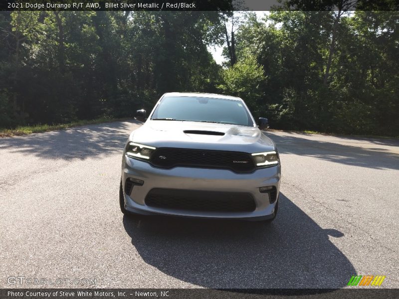 Billet Silver Metallic / Red/Black 2021 Dodge Durango R/T AWD