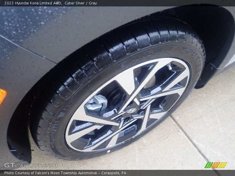 Cyber Silver / Gray 2023 Hyundai Kona Limited AWD