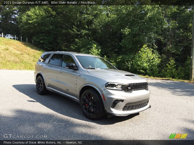 Billet Silver Metallic / Red/Black 2021 Dodge Durango R/T AWD