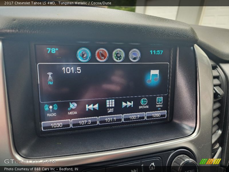 Tungsten Metallic / Cocoa/Dune 2017 Chevrolet Tahoe LS 4WD