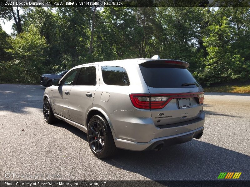 Billet Silver Metallic / Red/Black 2021 Dodge Durango R/T AWD