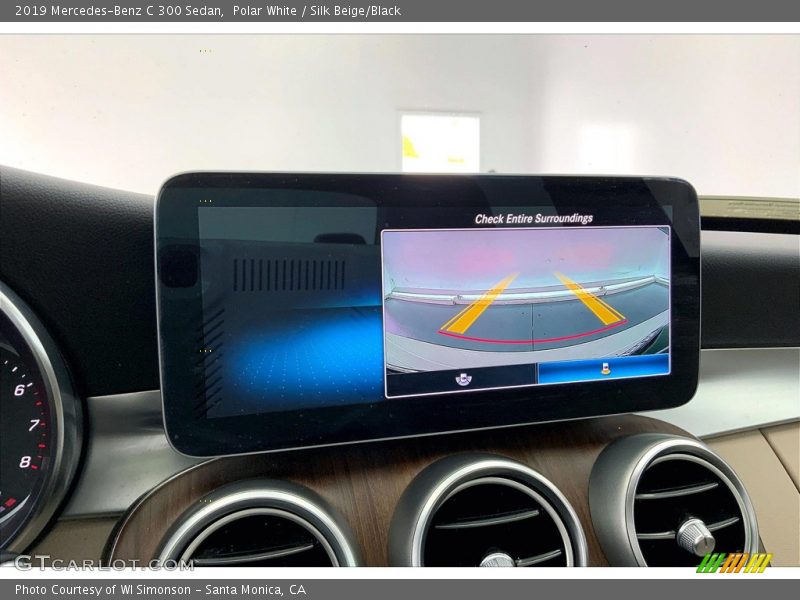 Polar White / Silk Beige/Black 2019 Mercedes-Benz C 300 Sedan