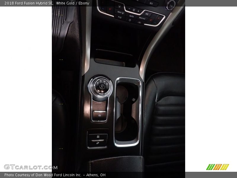 White Gold / Ebony 2018 Ford Fusion Hybrid SE